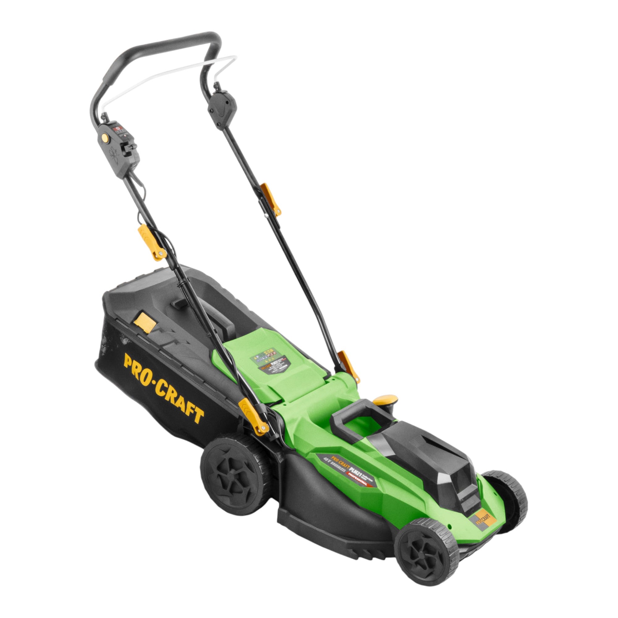 Procraft PLM21bb Akku Rasenmaeher 40 V 2x 20 V 380 mm Brushless 2x Akku 8 0 Ah ohne Ladegeraet 3 - toolbrothers