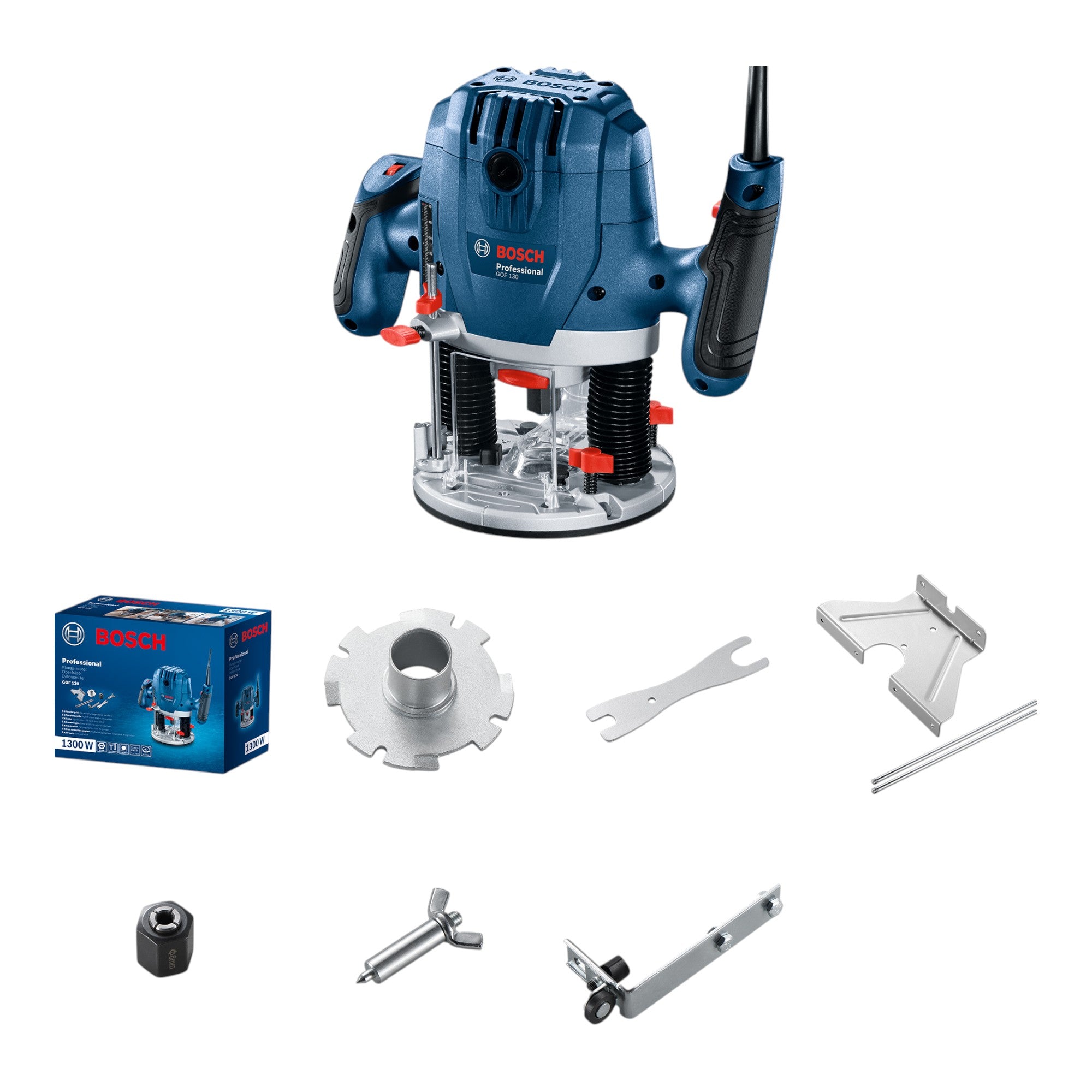 Bosch GOF 130 Professional Oberfraese 1300 Watt 6 8 mm 06016B7000  0 - toolbrothers