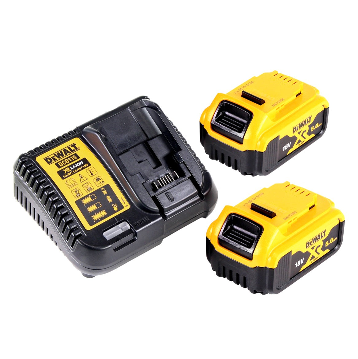 DeWalt DCF 922 P2T Akku Schlagschrauber 18 V 400 Nm 1 2 Brushless 2x Akku 5 0 Ah Ladegeraet TSTAK 3 - toolbrothers