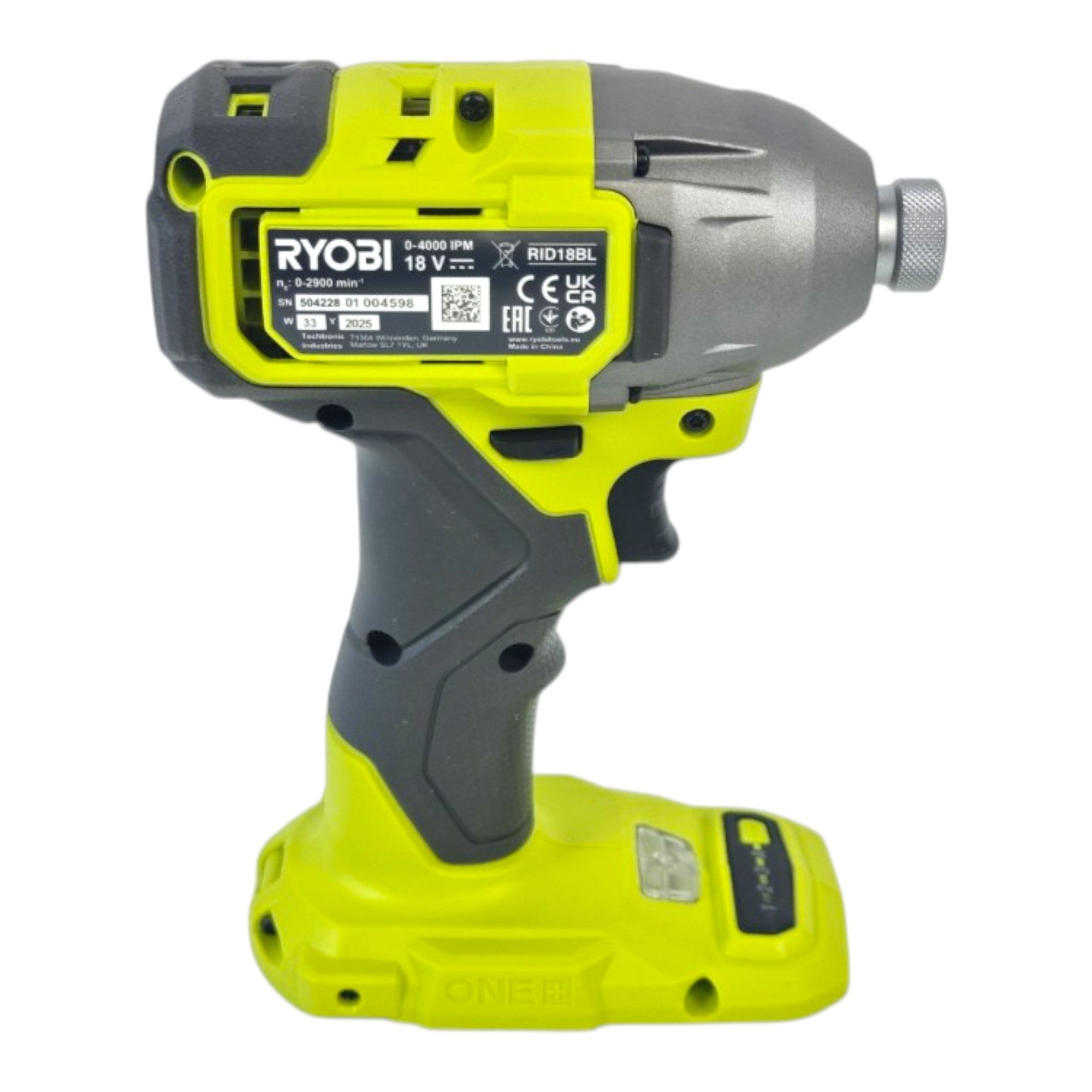 RYOBI RID18BL 0 Akku Schlagschrauber 18 V 300 Nm 1 4 Brushless 1x Akku 5 0 Ah Ladegeraet 4 - toolbrothers