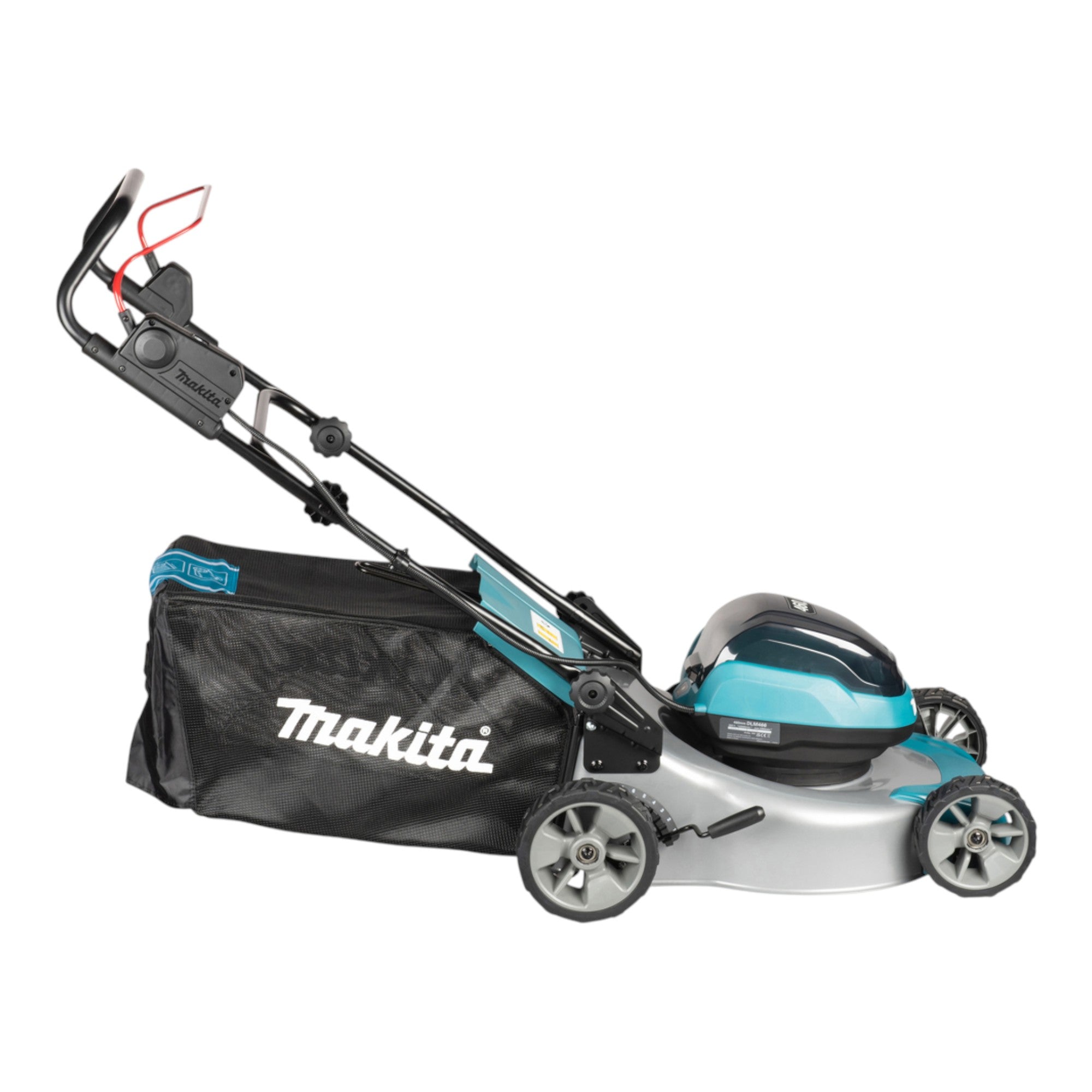 Makita DLM 466 PF2 Akku Rasenmaeher 36 V 2x 18 V 46 cm Brushless 2x Akku 3 0 Ah Ladegeraet 4 - toolbrothers