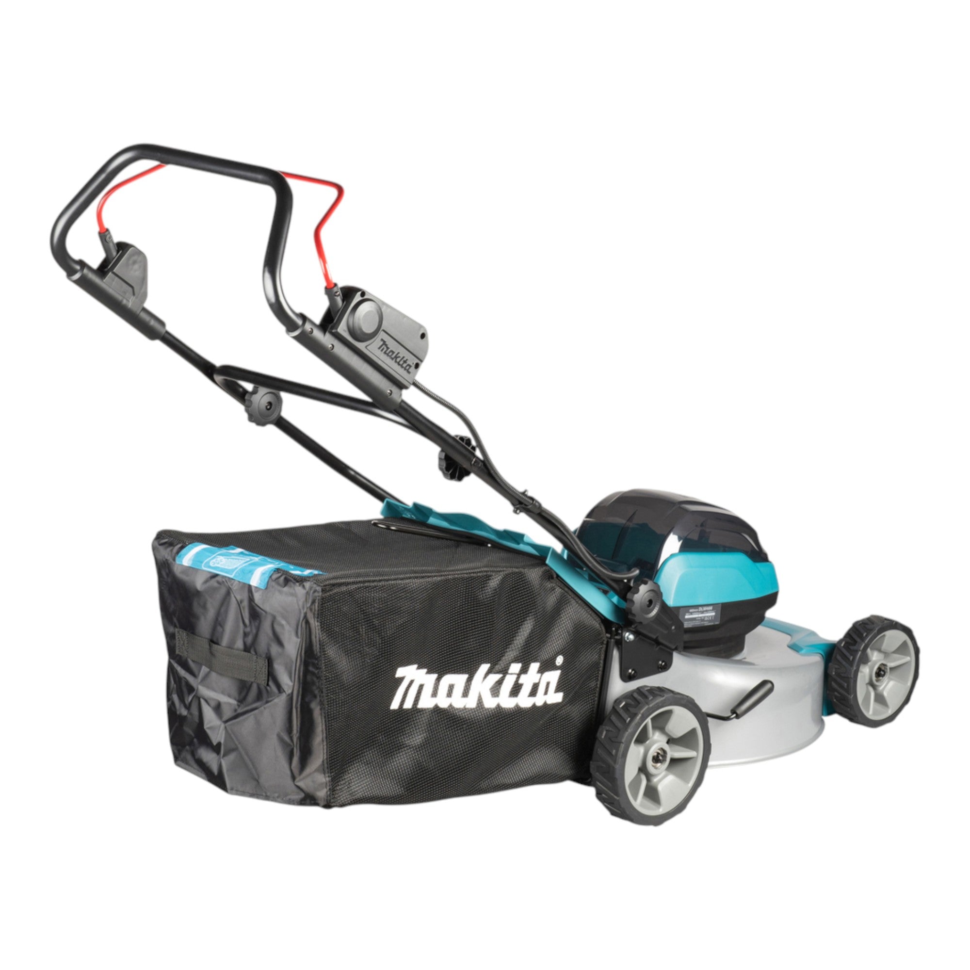 Makita DLM 466 T2 Akku Rasenmaeher 36 V 2x 18 V 46 cm Brushless 2x Akku 5 0 Ah ohne Ladegeraet 2 - toolbrothers