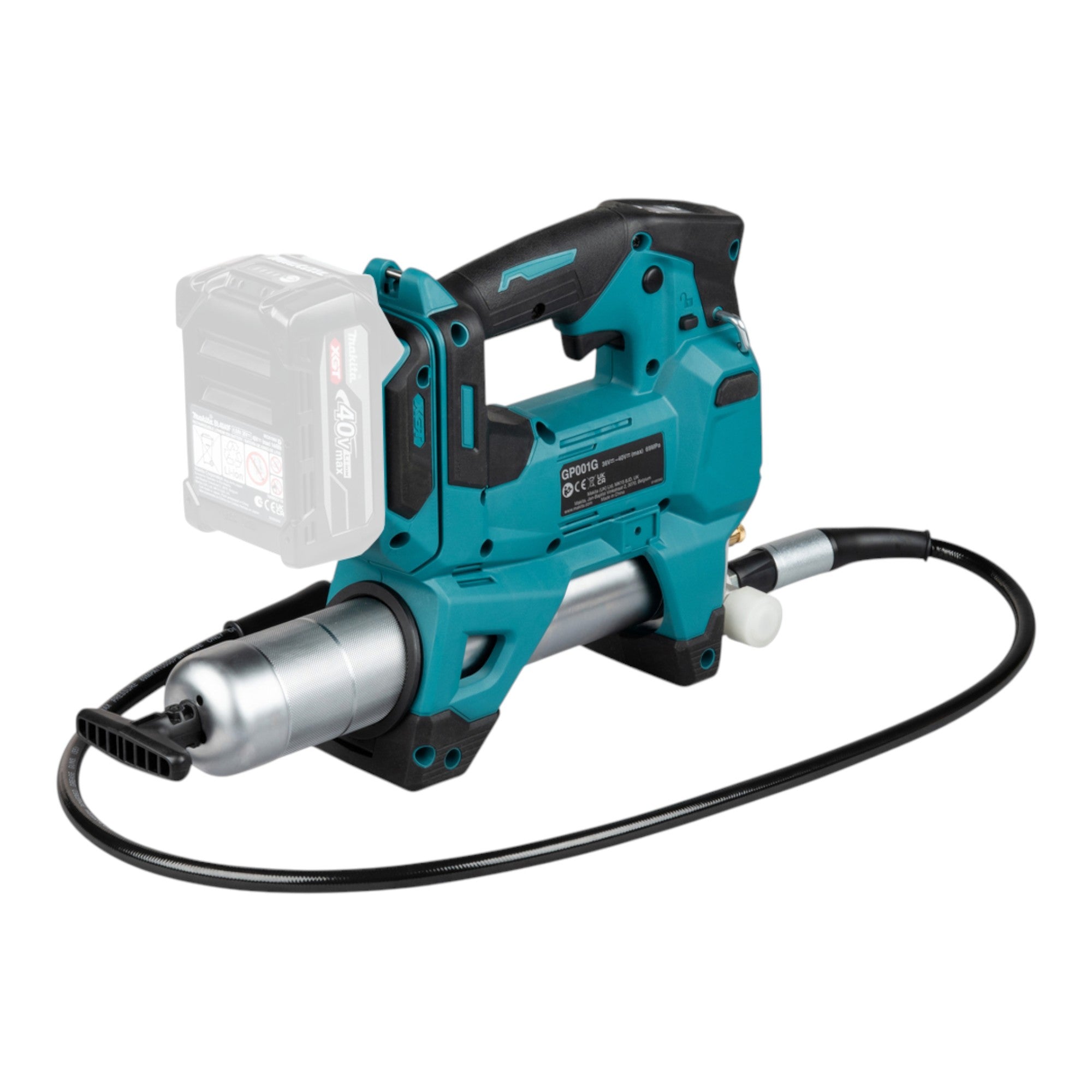Makita GP 001 GT201 Akku Fettpresse 40 V max 690 bar Brushless 2x Akku 5 0 Ah Ladegeraet 2 - toolbrothers