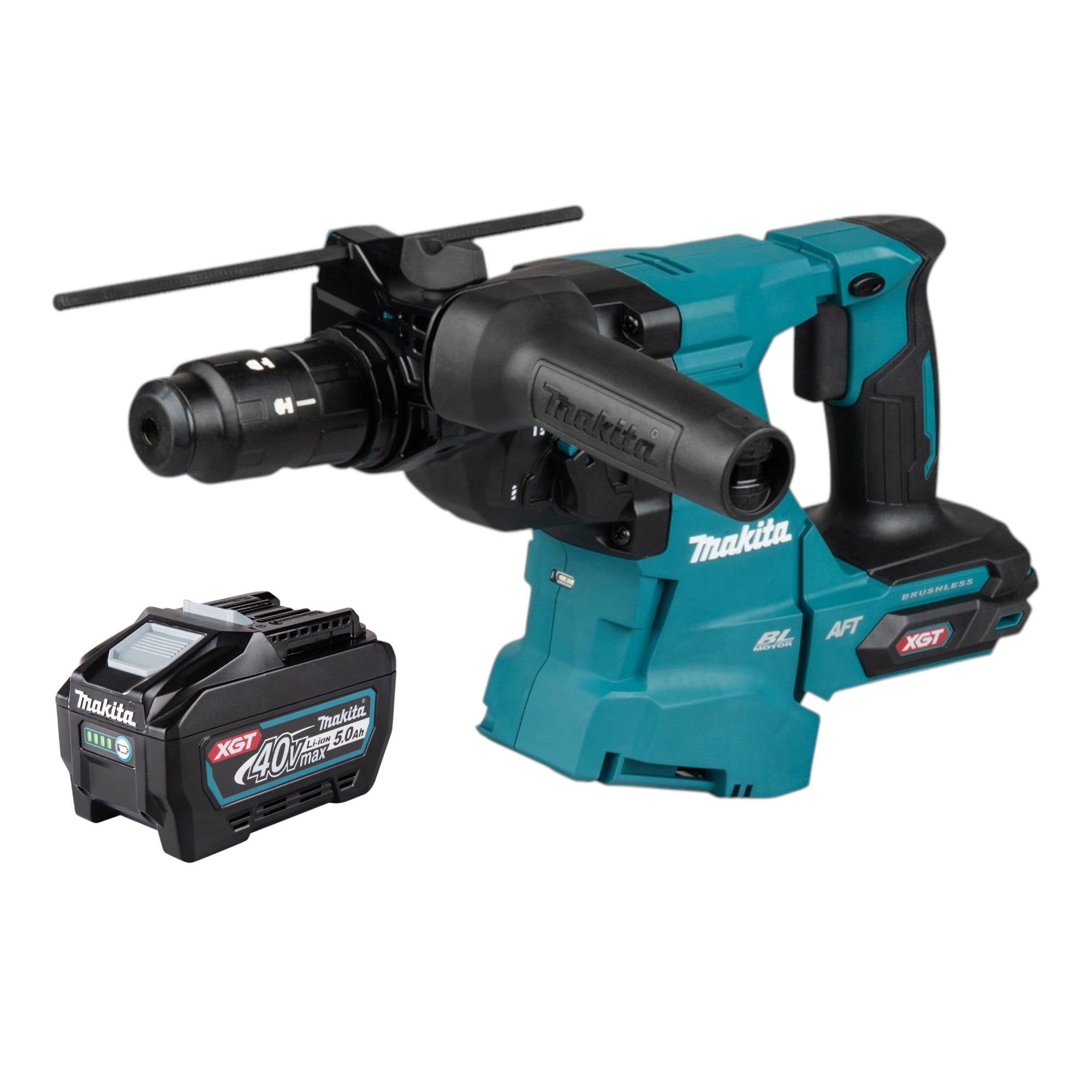 Makita HR 012 GT1 Akku Kombihammer 40 V max 3 3 J SDS plus Brushless 1x Akku 5 0 Ah ohne Ladegeraet 0 - toolbrothers