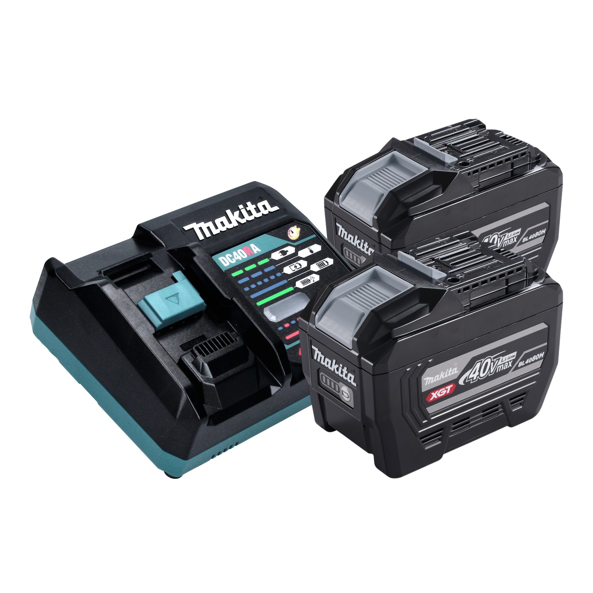 Makita HR 011 GE201 Akku Kombihammer 40 V max 3 3 J SDS plus Brushless 2x Akku 8 0 Ah Ladegeraet Makpac 3 - toolbrothers
