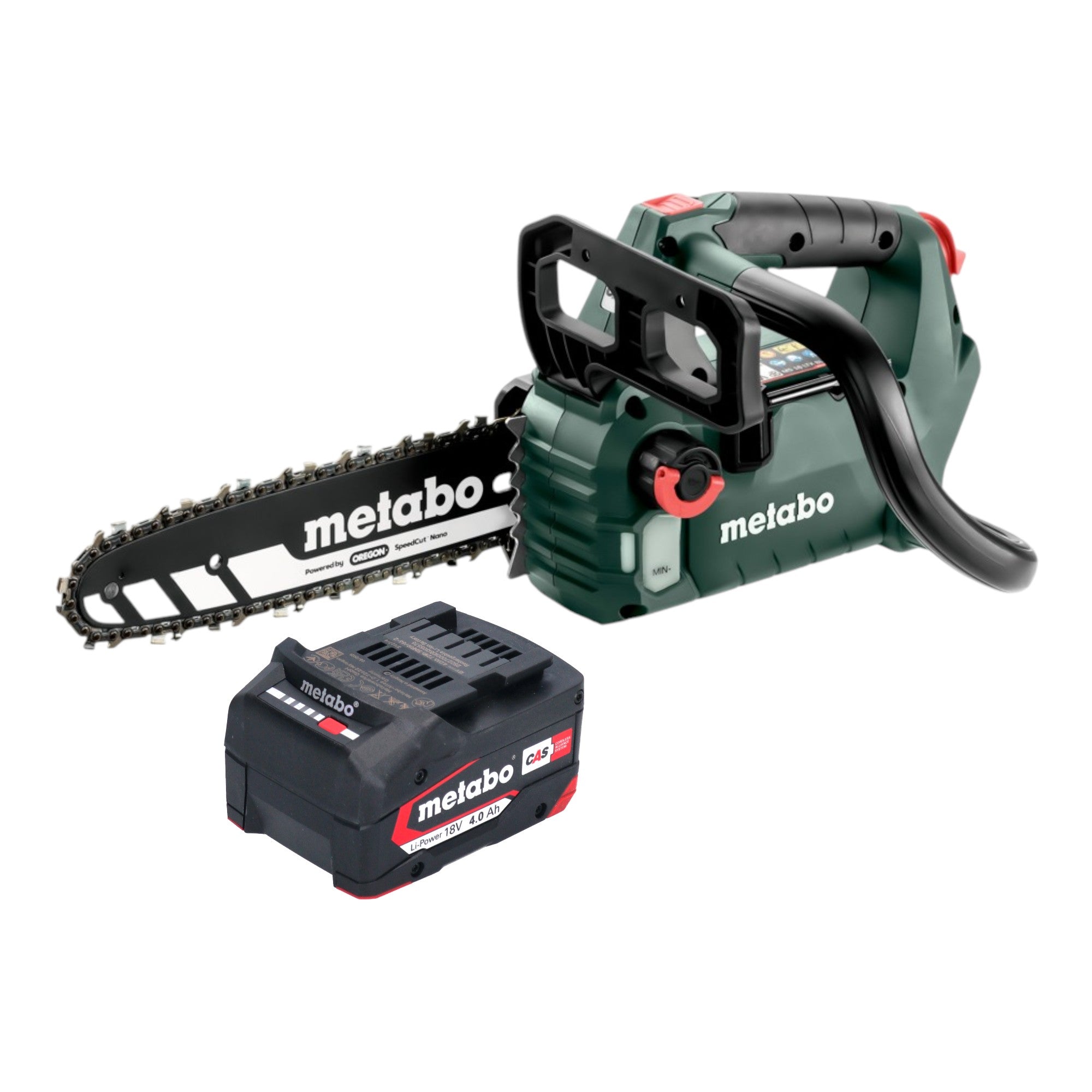 Metabo MS 18 LTX BL 25 Akku Kettensaege 18 V 25 cm Brushless 1x Akku 4 0 Ah ohne Ladegeraet 0 - toolbrothers
