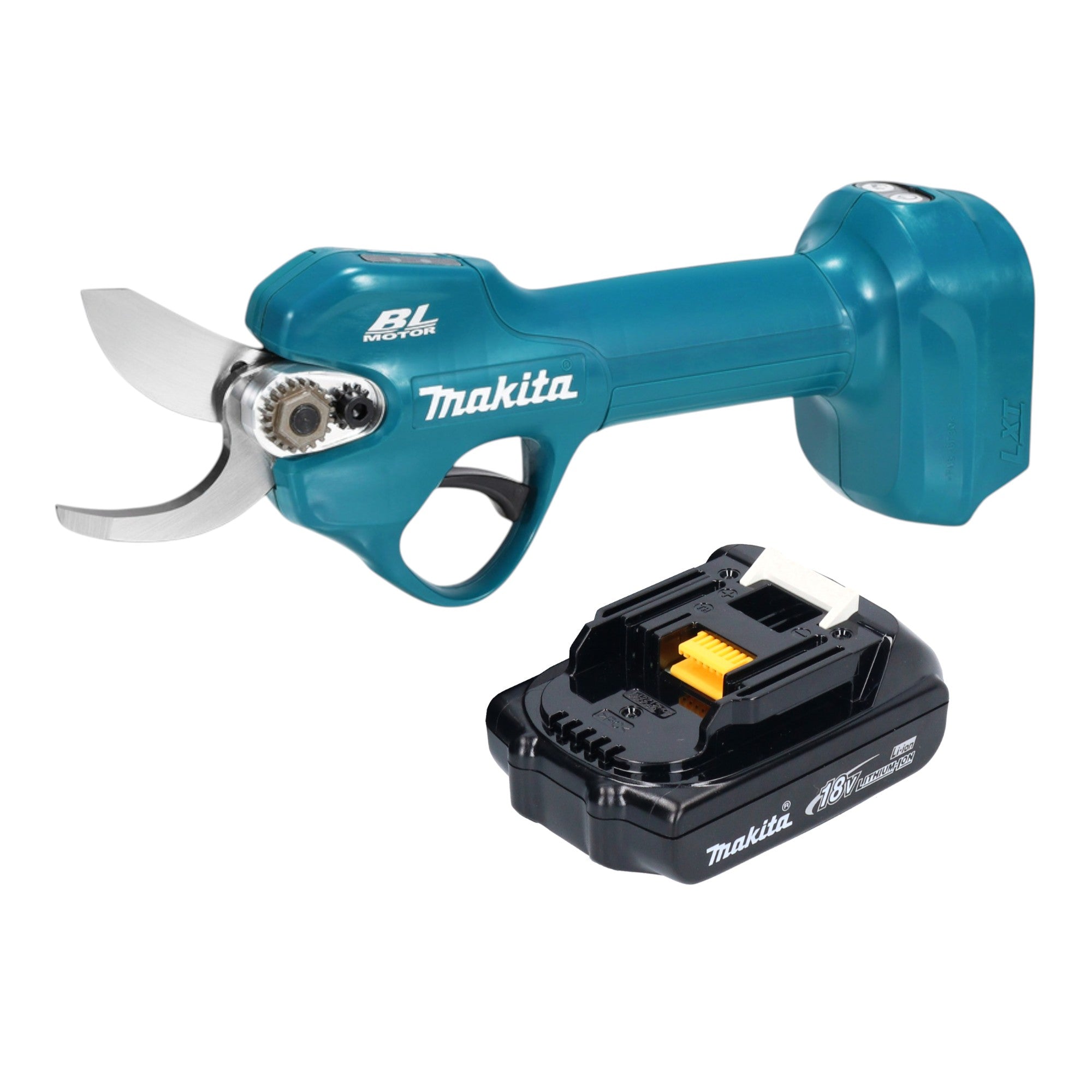 Makita DUP 181 Y1 Akku Astschere 18 V 30 mm Brushless 1x Akku 1 5 Ah ohne Ladegeraet 0 - toolbrothers