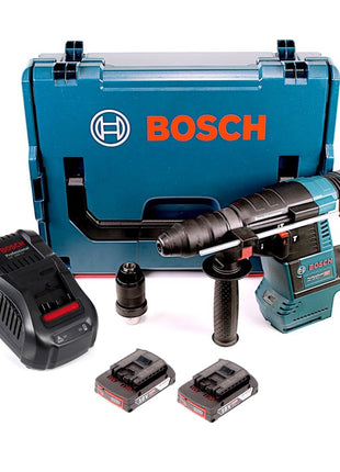 Bosch GBH 18V-26 F Akku Bohrhammer 18V 2,6J brushless SDS plus + 2x Akku 2,0Ah + Schnellladegerät + L-Boxx - Toolbrothers