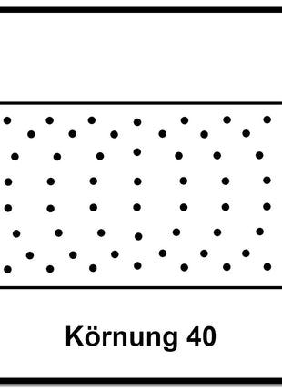 Mirka IRIDIUM Schleifstreifen Grip 81x133mm K40, 50 Stk. ( 246B105040 ) - Toolbrothers