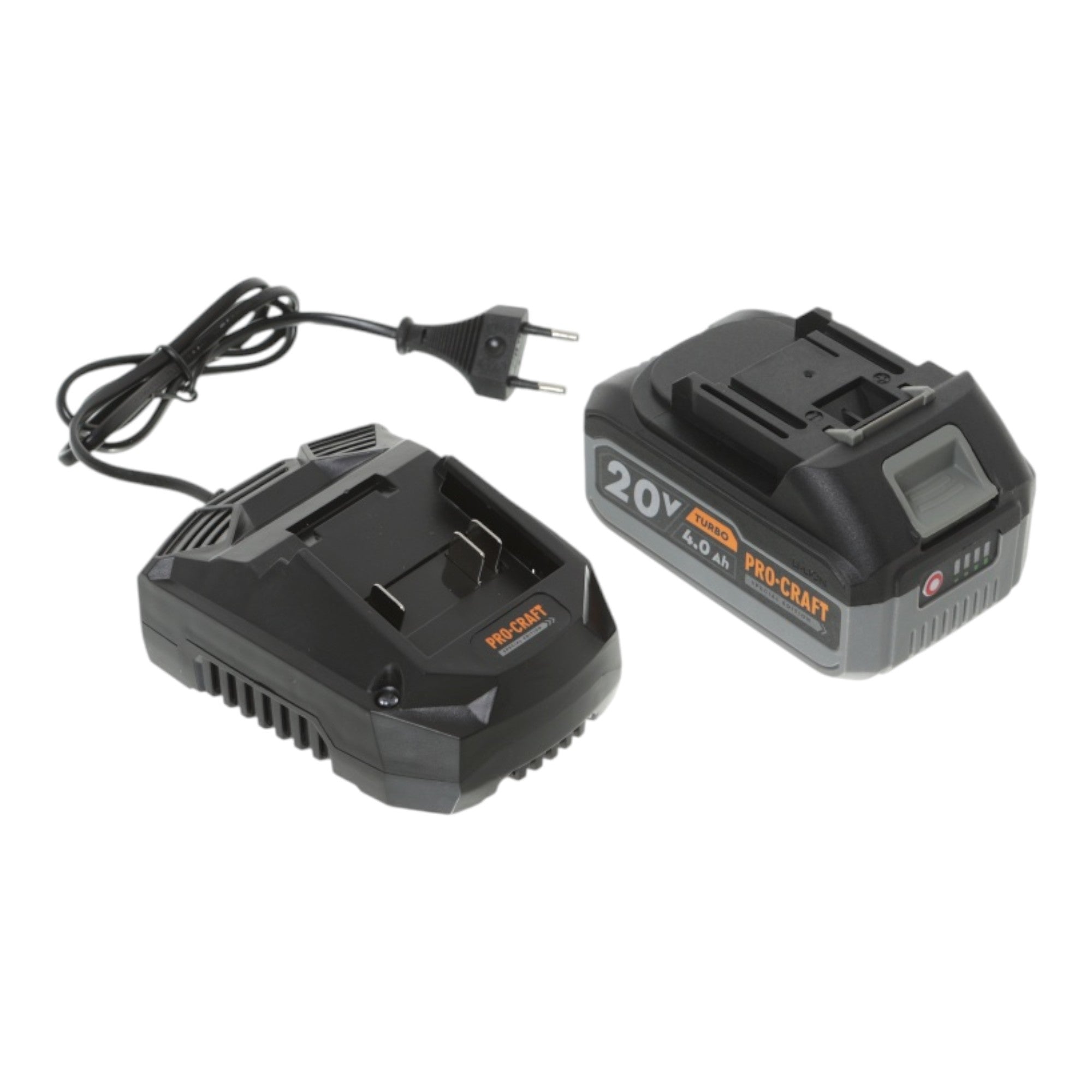 Procraft CCS20 Akku Mini Astsaege Kettensaege 20 V 152 mm Brushless Black Edition 1x Akku 4 0 Ah Ladegeraet Koffer 4 - toolbrothers