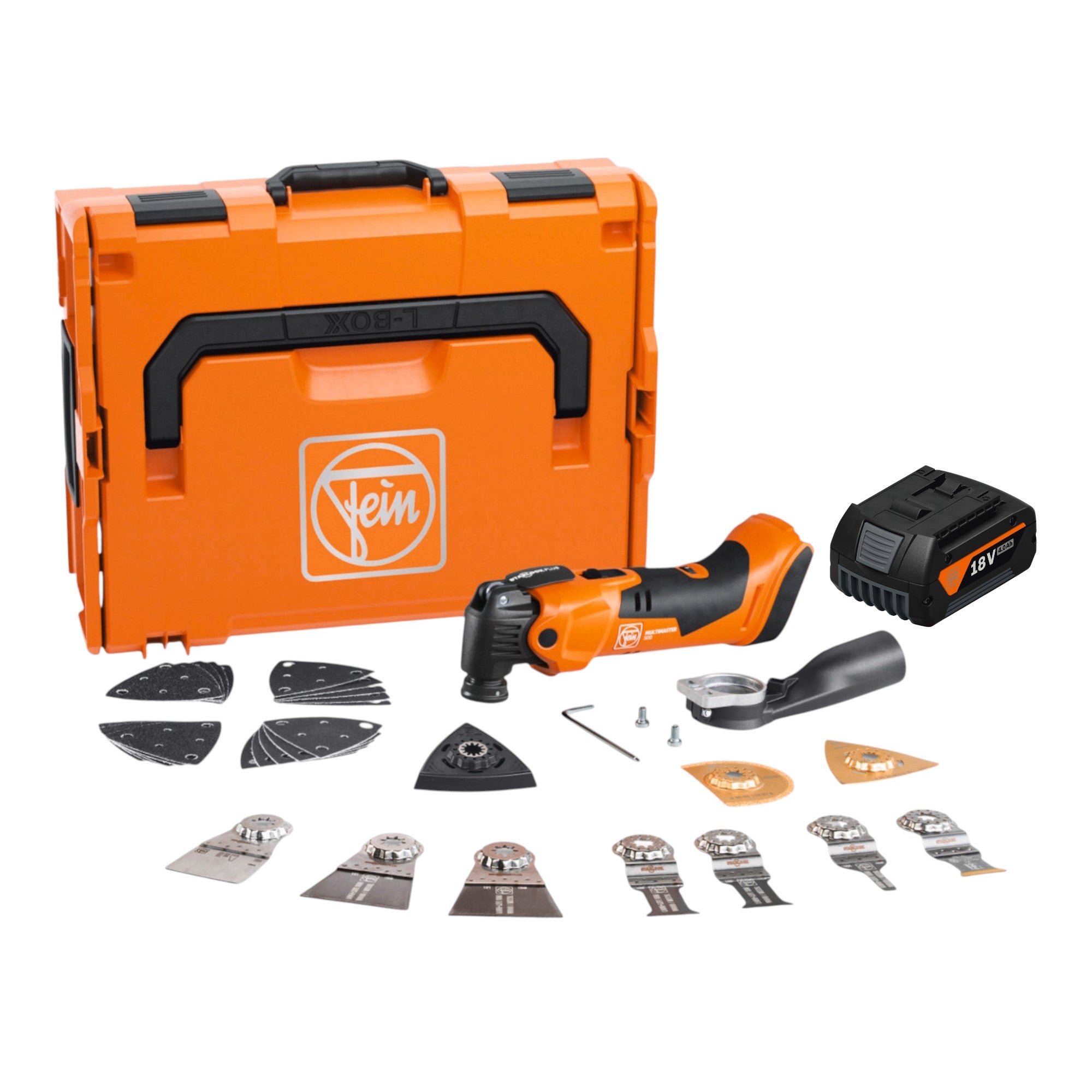 Fein AMM 500 Plus Top AS Akku Multimaster 18 V AMPShare Starlock Plus 1x Akku 4 0 Ah L Boxx ohne Ladegeraet 0 - toolbrothers