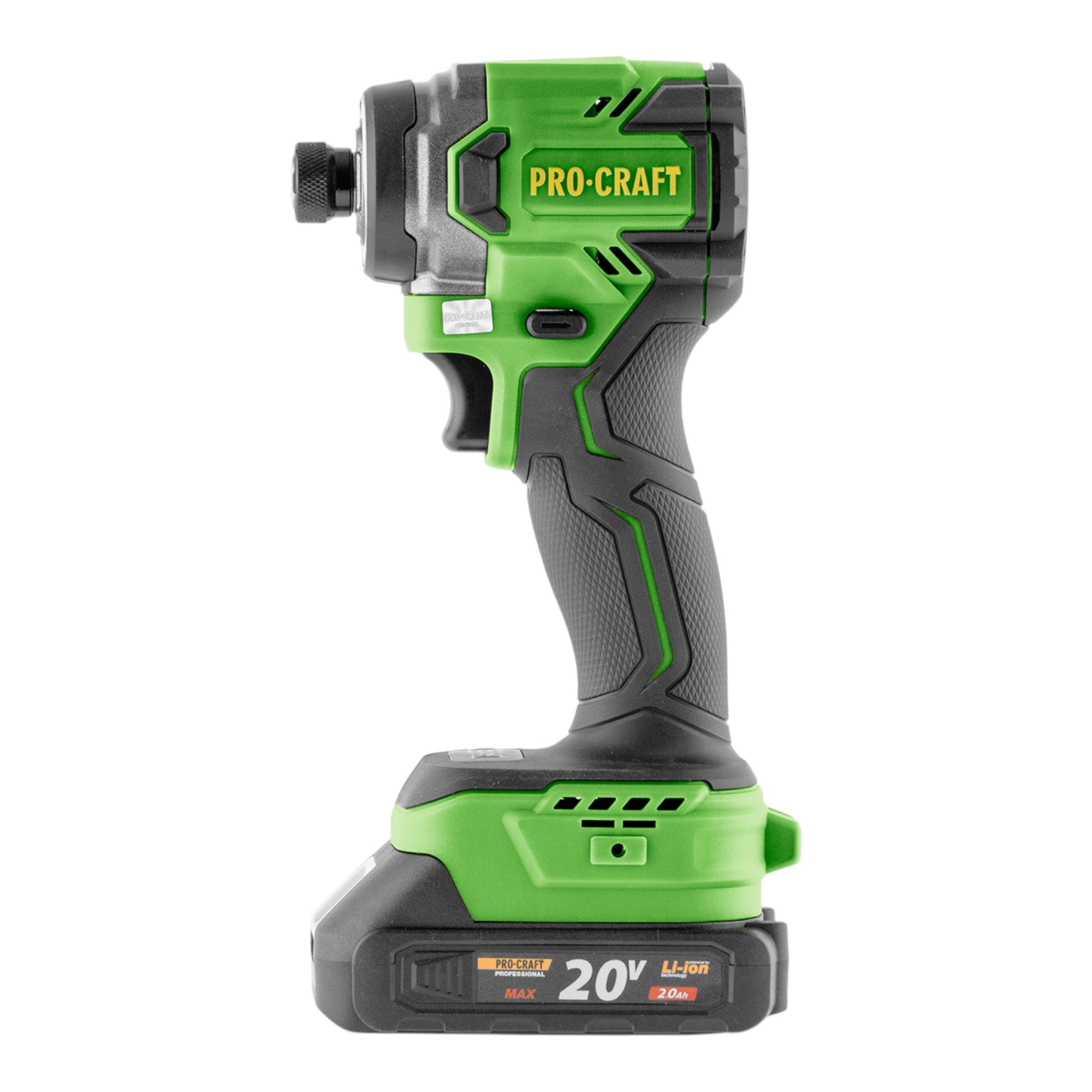 Procraft PS25 1B C Akku Schlagschrauber 20 V 230 Nm 1 4 Brushless 1x Akku 2 0 Ah Ladegeraet Koffer 3 - toolbrothers