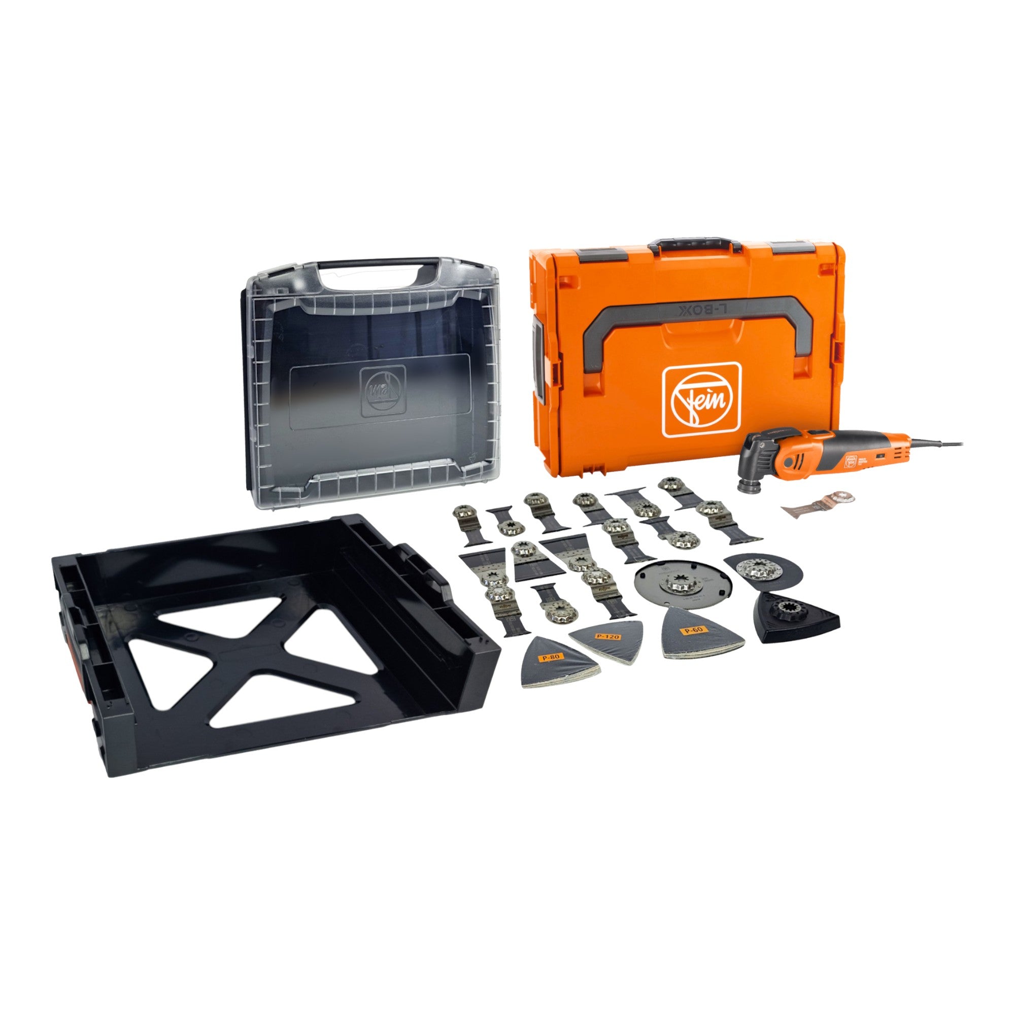 Fein Multimaster MM 700 Max Multifunktionswerkzeug 450 W Starlock Max 33 tlg Zubehoer Set L Boxx 0 - toolbrothers