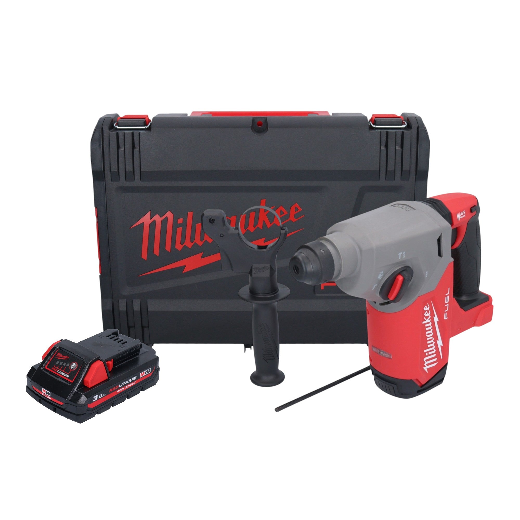 Milwaukee M18 FH 301X Akku Bohrhammer 18 V 2 5 J SDS plus Brushless 1x Akku 3 0 Ah HD Box ohne Ladegeraet 0 - toolbrothers