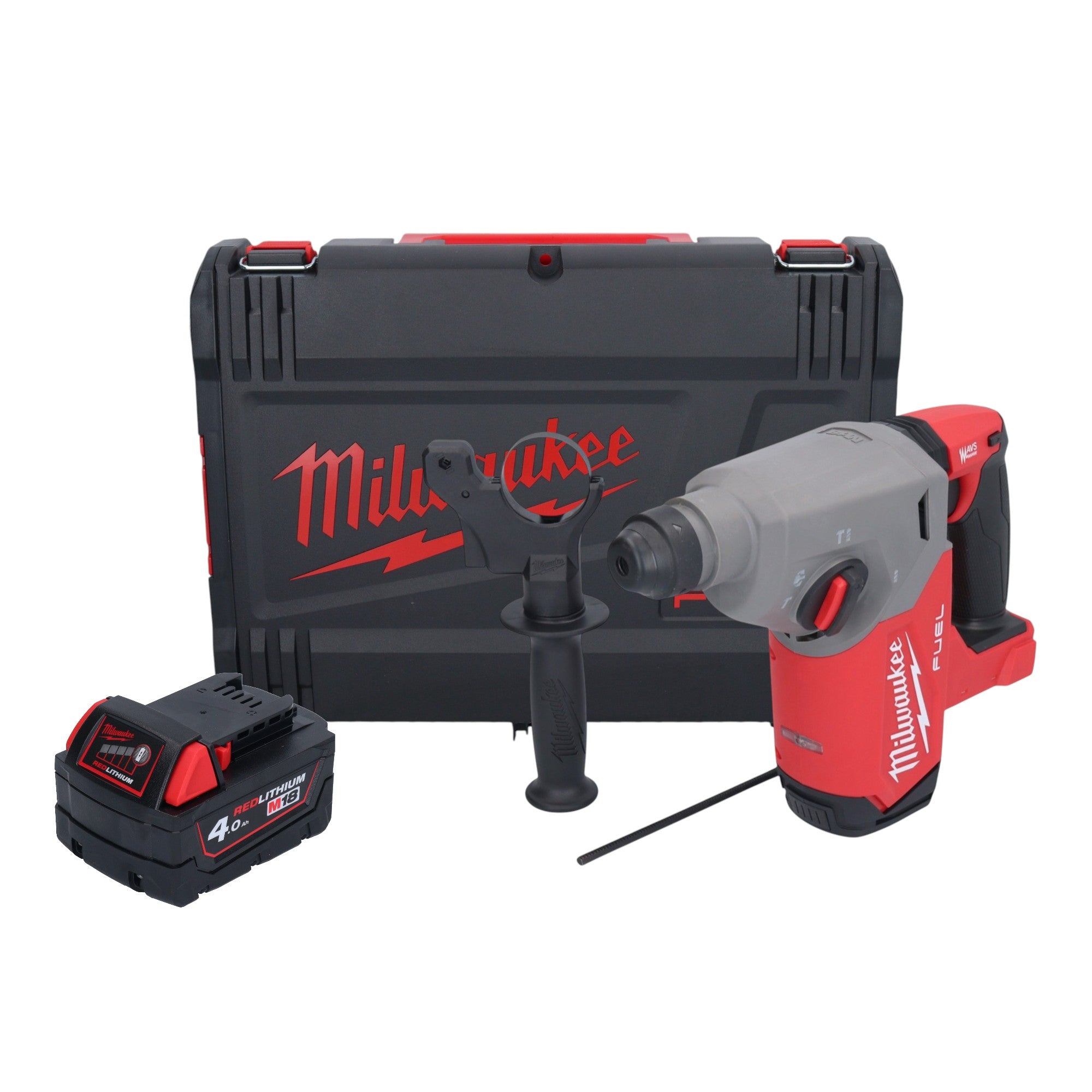 Milwaukee M18 FH 401X Akku Bohrhammer 18 V 2 5 J SDS plus Brushless 1x Akku 4 0 Ah HD Box ohne Ladegeraet 0 - toolbrothers