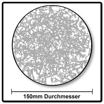 Mirka Mirlon Vlies Schleifscheiben Grip Grau 150mm UF P1500 10Stk. ( 8062201094 ) - Toolbrothers