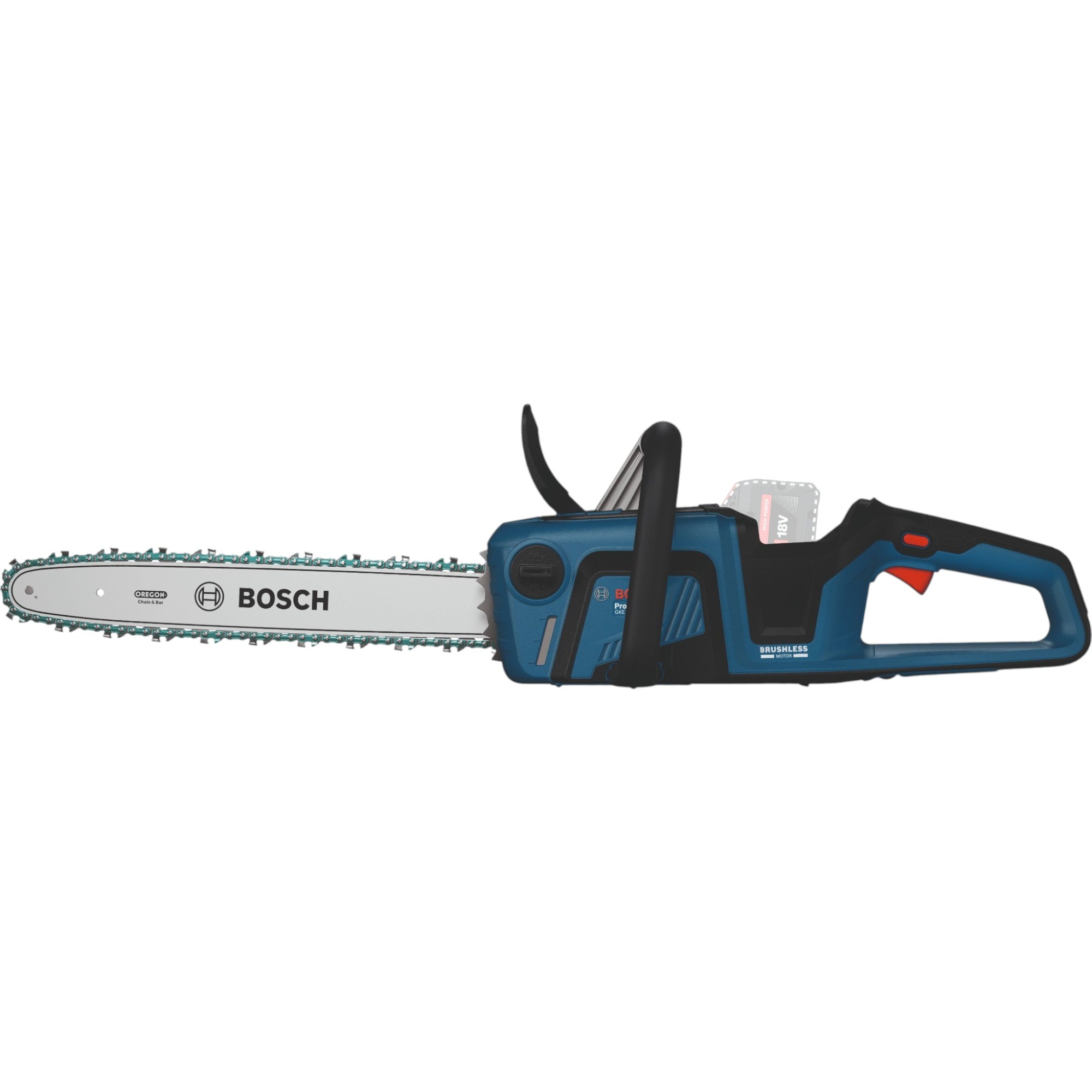 Bosch GKE 18V 40 Professional Akku Kettensaege 18 V 40 cm Brushless 1x Akku 5 0 Ah ohne Ladegeraet 1 - toolbrothers