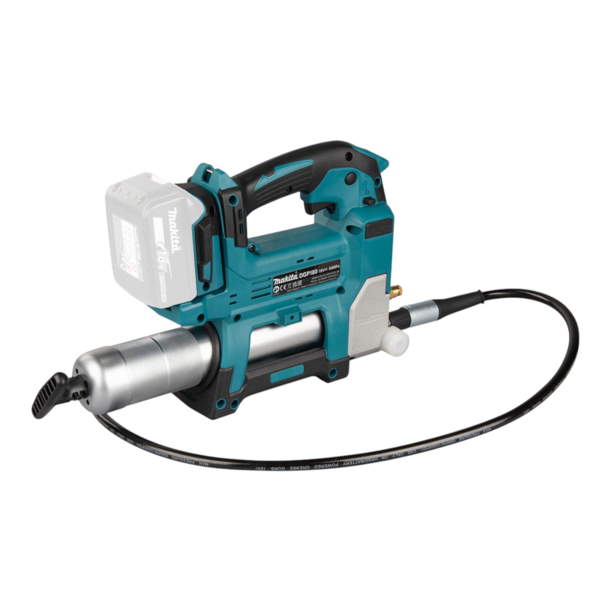 Makita DGP 180 Z Akku Fettpresse 18 V 690 bar 2x Akku 9 0 Ah Ladegeraet 3 - toolbrothers