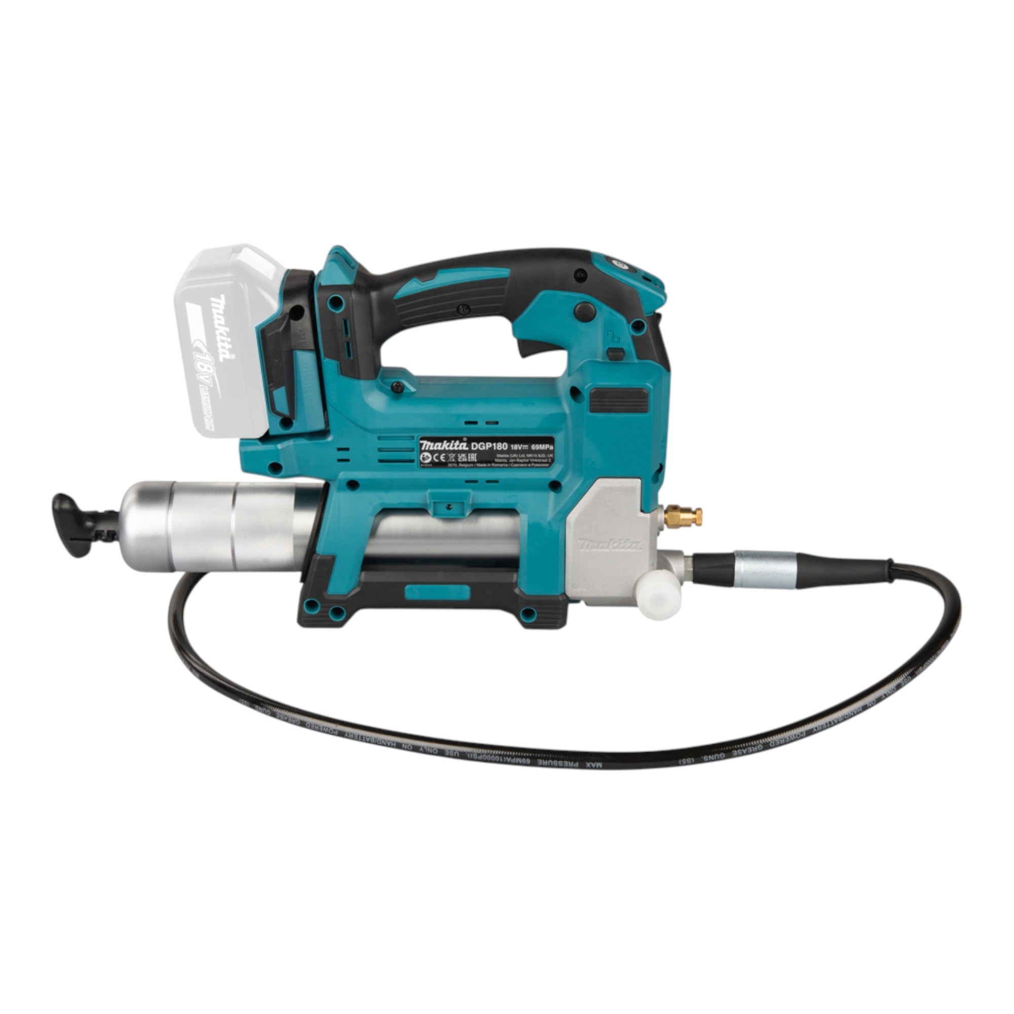 Makita DGP 180 Z Akku Fettpresse 18 V 690 bar 2x Akku 9 0 Ah Ladegeraet 4 - toolbrothers