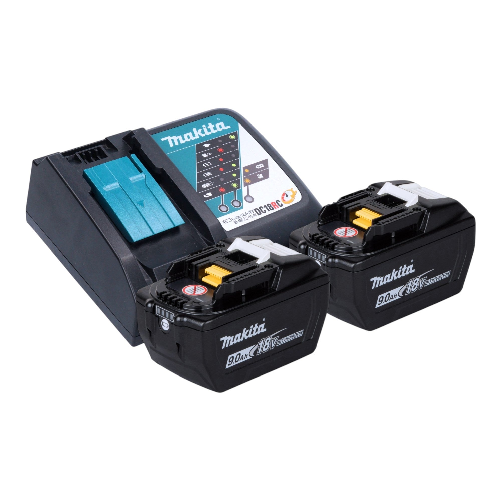 Makita DGP 180 Z Akku Fettpresse 18 V 690 bar 2x Akku 9 0 Ah Ladegeraet 2 - toolbrothers