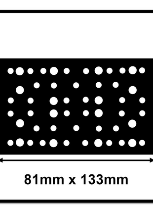 Mirka Schutzauflage 81x133mm Grip 54 Loch, 5 Stk. ( 8299502011 ) - Toolbrothers