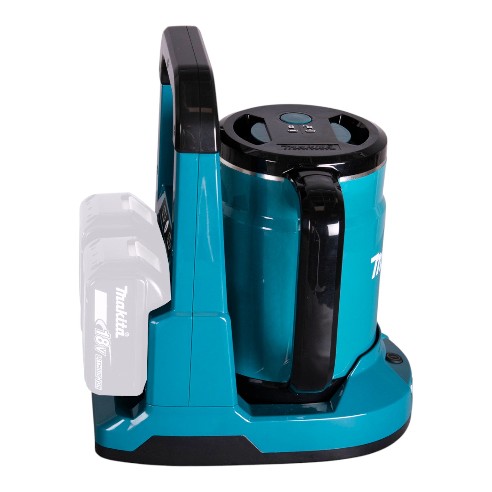 Makita DKT 360 Z Akku Wasserkocher 36 V 2x 18 V 0 8 L 2x Akku 9 0 Ah Ladegeraet 4 - toolbrothers