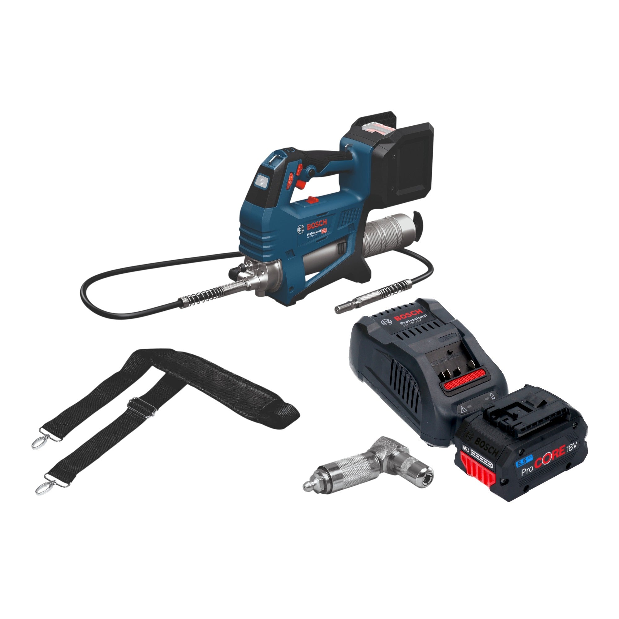 Bosch GFP 18V 10 Akku Fettpresse 18 V 10000 psi 1x ProCORE Akku 5 5 Ah Ladegeraet 0 - toolbrothers