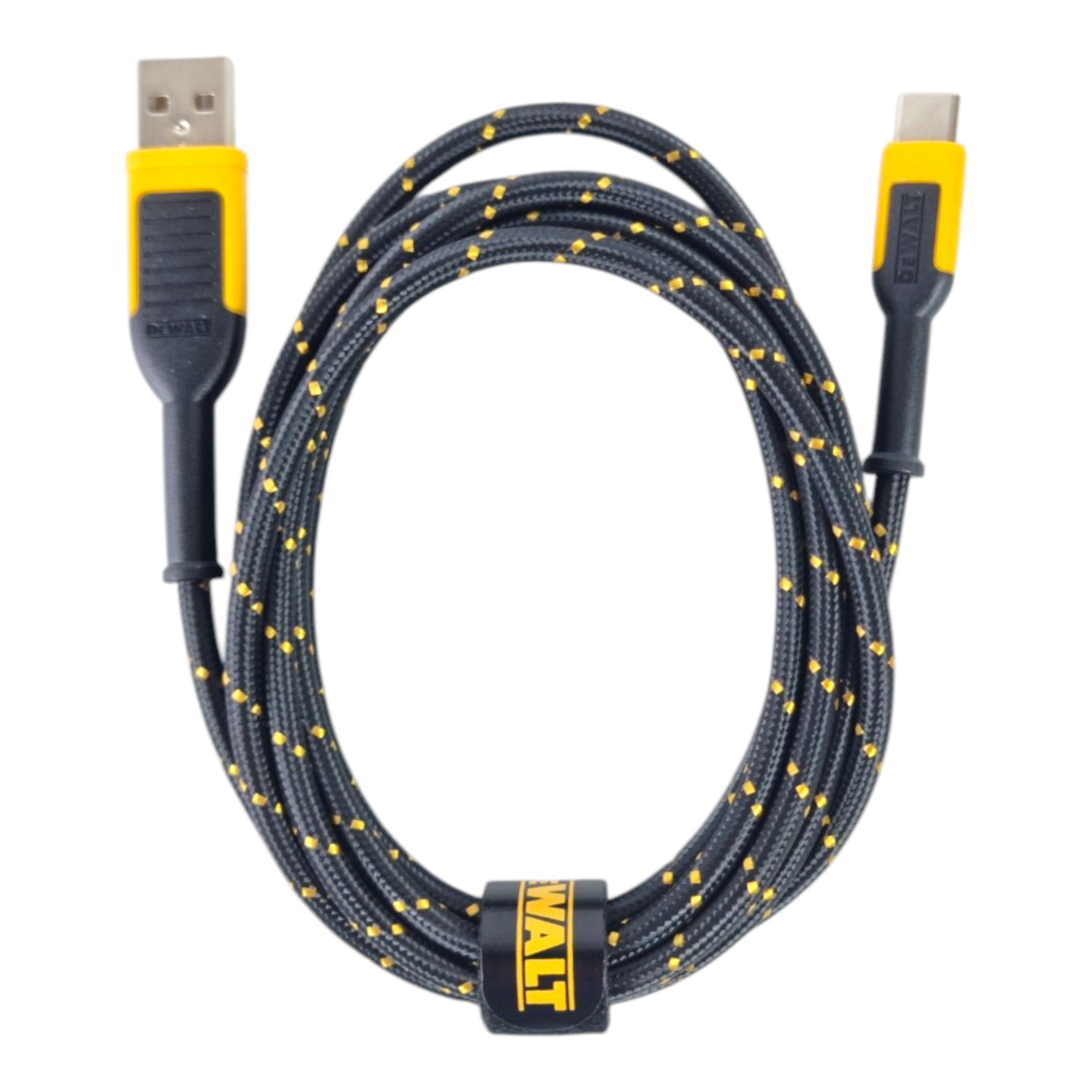 DeWALT DWT1311348 USB A auf USB C Ladekabel 1 8 m verstaerkt robust fuer Baustelle und Werkstatt 0 - toolbrothers