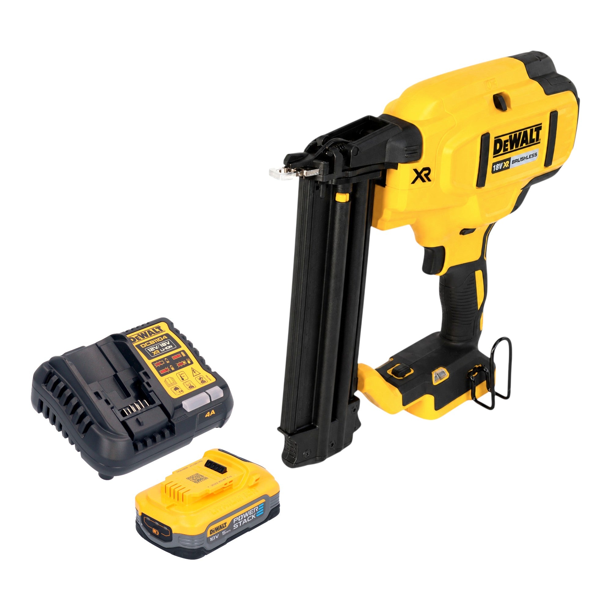 DeWalt DCN 680 H1 Akku Nagler 18 V 15 54 mm Brushless 1x Powerstack Akku 5 0 Ah Ladegeraet 0 - toolbrothers