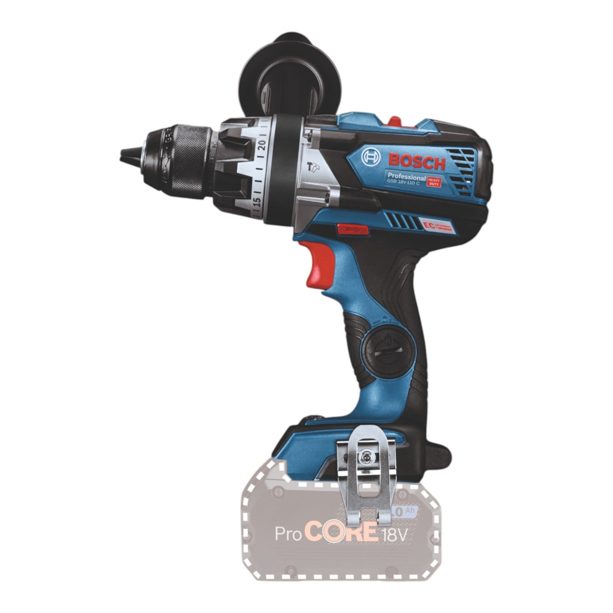 Bosch GSB 18V 110 C Professional Akku Schlagbohrschrauber 18 V 110 Nm Brushless 2x Akku 4 0 Ah Ladegeraet 3 - toolbrothers