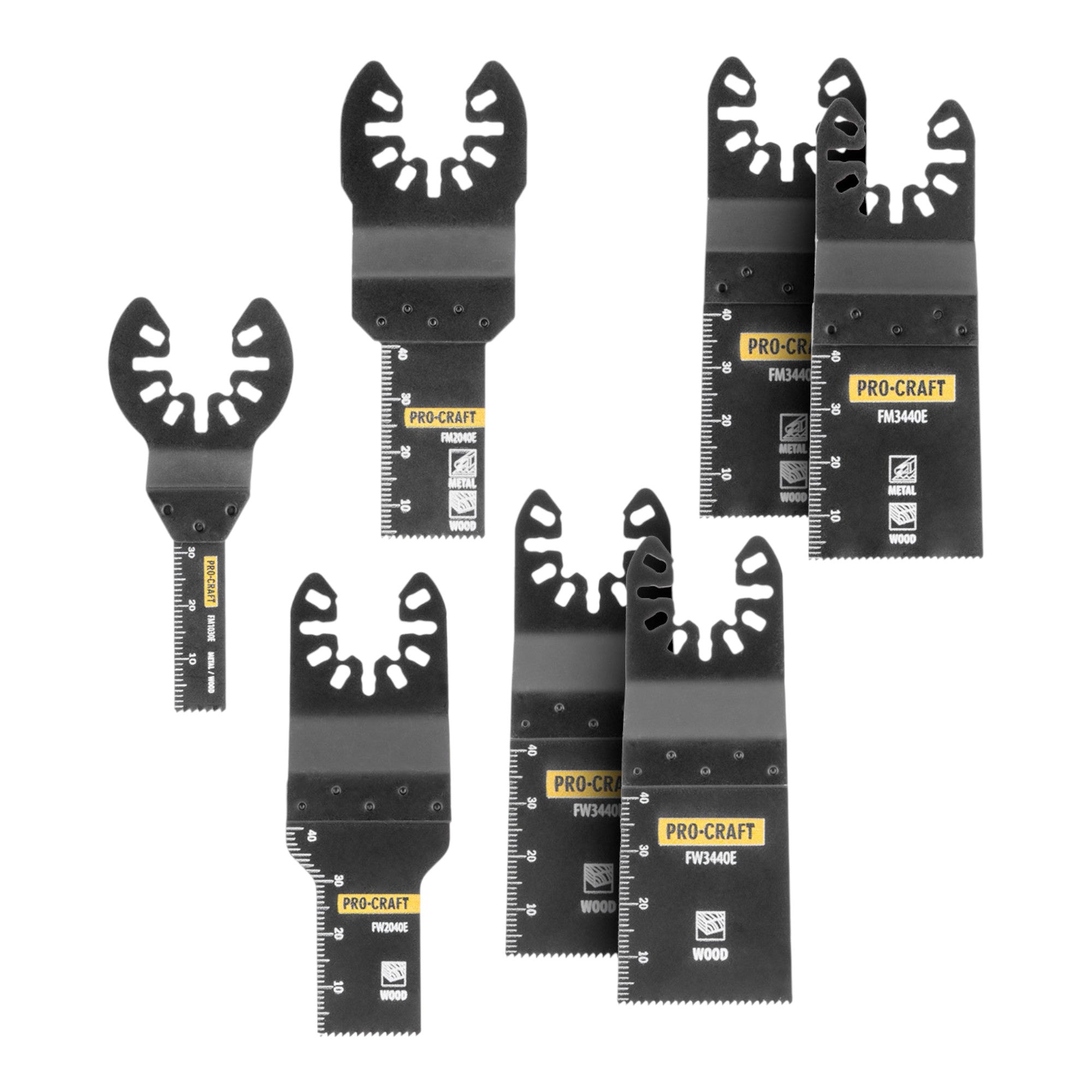 Procraft MB9 Universal Zubehoer Set 9 tlg fuer oszillierende Multifunktionswerkzeuge 4 - toolbrothers