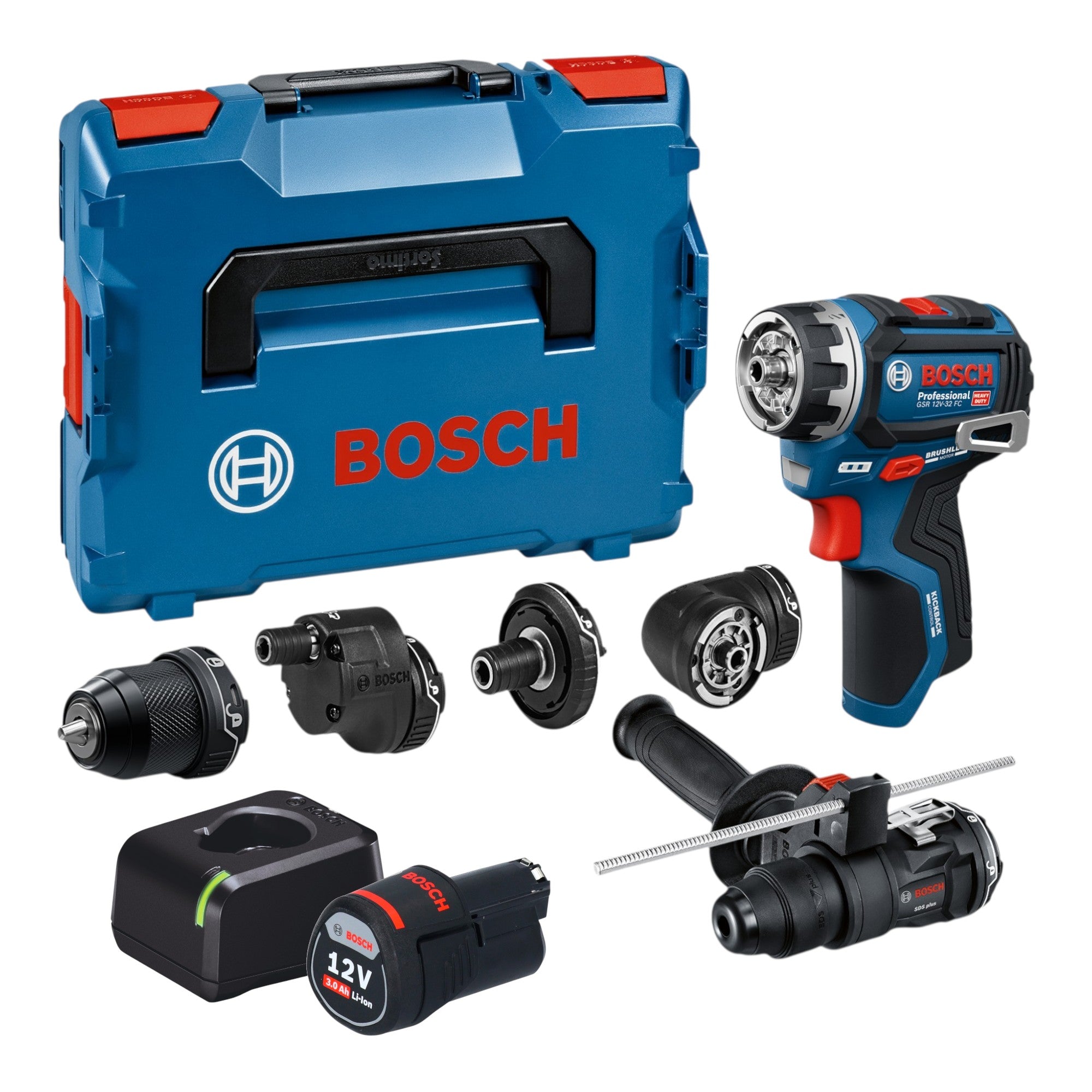 Bosch GSR 12V 32 FC Akku Bohrschrauber 12 V 31 Nm Brushless 1x Akku 3 0 Ah Ladegeraet L Boxx 0 - toolbrothers