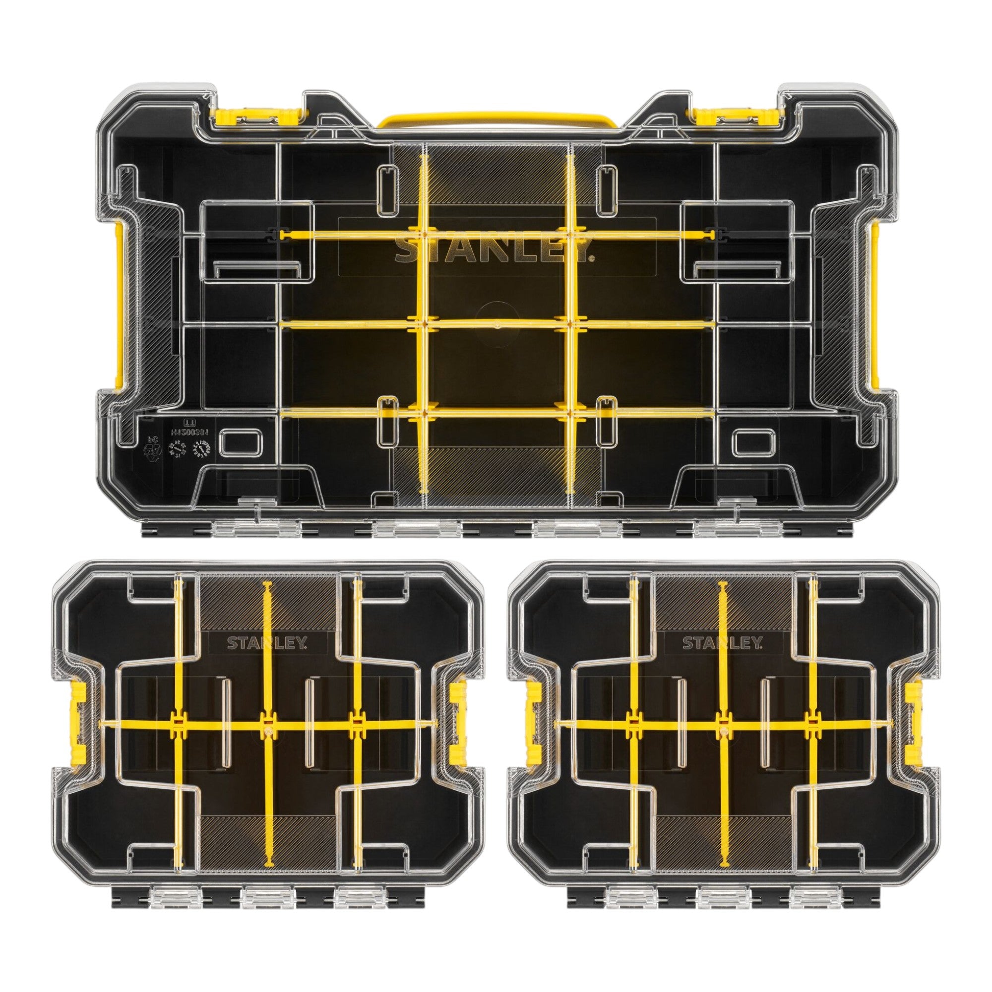 Stanley Fatmax PRO STACK Organizer Set 3 teilig 450 x 225 x 140 mm modular FMST61150 1  1 - toolbrothers