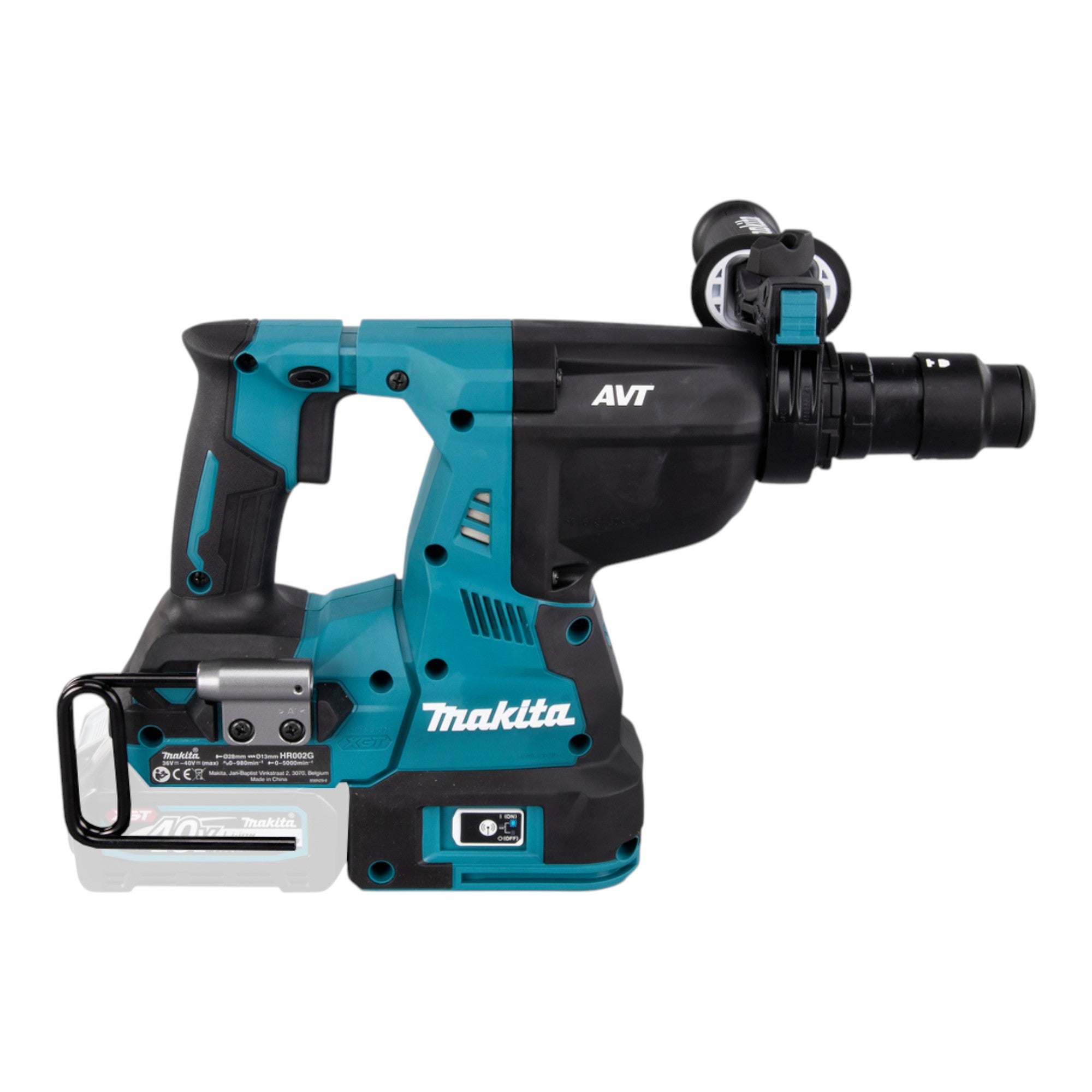 Makita HR 002 GD201 Akku Bohrhammer 40 V max 2 9 J SDS plus Brushless 2x Akku 2 5 Ah Ladegeraet 4 - toolbrothers