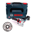 Bosch GWX 18V-10 C Akku Winkelschleifer 18V 125mm brushless X-LOCK + 10x Trennscheiben X-LOCK 125x22,23mm for Inox + L-BOXX - ohne Akku, ohne Ladegerät - Toolbrothers