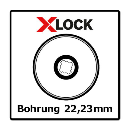 Bosch GWX 18V-10 C Akku Winkelschleifer 18V 125mm brushless X-LOCK + 10x Trennscheiben X-LOCK 125x22,23mm for Inox + L-BOXX - ohne Akku, ohne Ladegerät - Toolbrothers