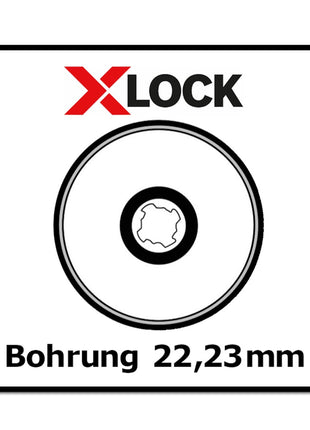 Bosch GWX 18V-10 C Akku Winkelschleifer 18V 125mm brushless X-LOCK+ 2x Akku 3,0Ah + Ladegerät + 10x Trennscheiben X-LOCK 125x22,23mm for Inox + L-BOXX - Toolbrothers