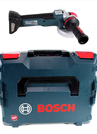 Bosch GWX 18V-10 C Akku Winkelschleifer 18V 125mm brushless X-LOCK+ 2x Akku 3,0Ah + Ladegerät + 10x Trennscheiben X-LOCK 125x22,23mm for Inox + L-BOXX - Toolbrothers