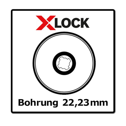 Bosch GWX 18V-10 C Akku Winkelschleifer 18V 125mm brushless X-LOCK + 2x Akku 3,0Ah + Ladegerät + 25x Trennscheiben X-LOCK 125x22,23mm Expert Inox & Metal + L-BOXX - Toolbrothers