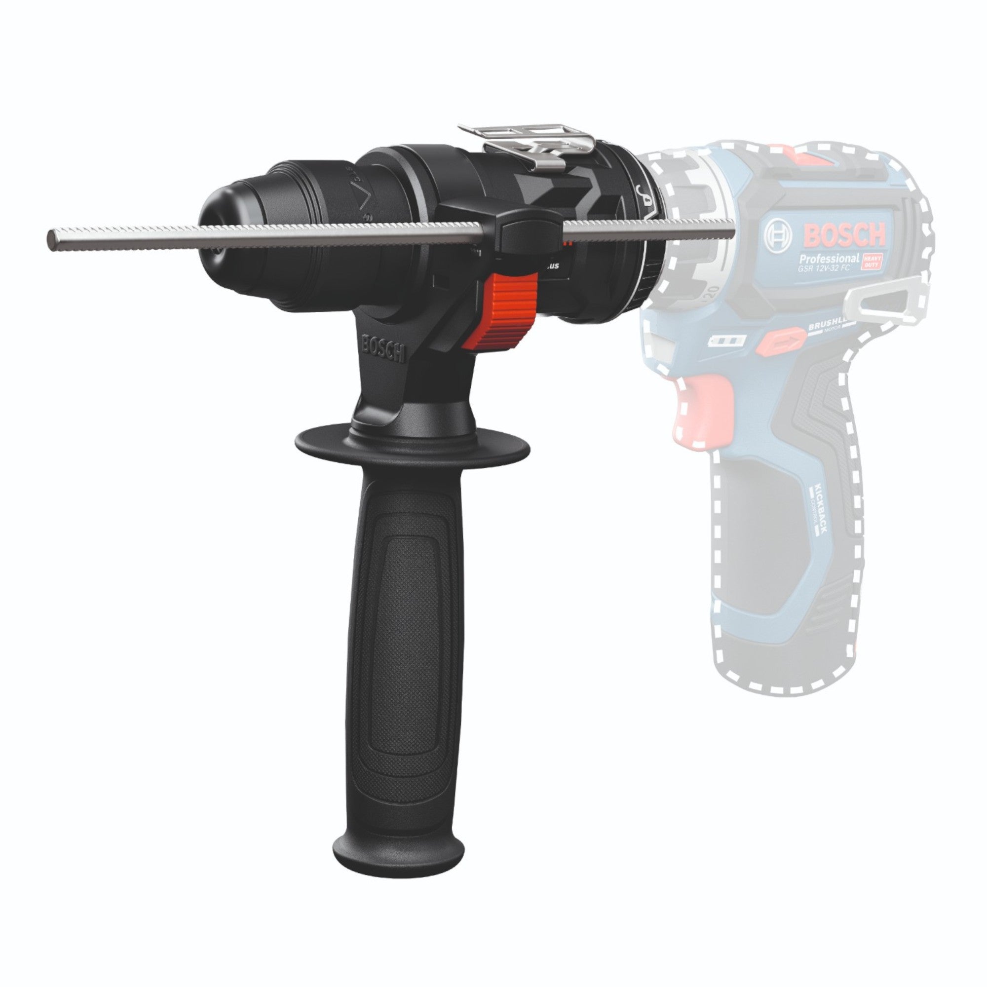 Bosch GFA 12 H Professional FlexiClick Aufsatz 1600A024LN fuer SDS plus Bohrhammer 2 - toolbrothers