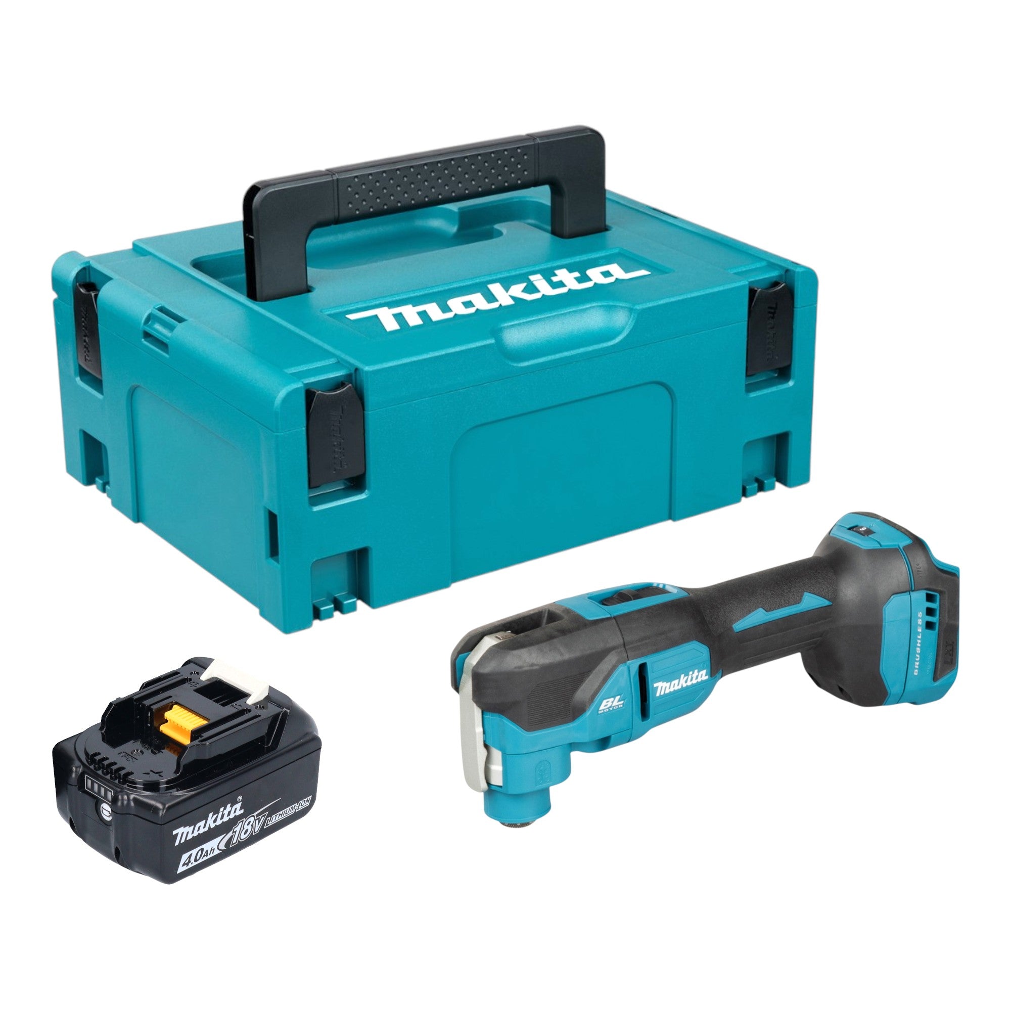 Makita DTM 53 M1J Akku Multifunktionswerkzeug 18 V OIS Starlock Brushless 1x Akku 4 0 Ah Makpac ohne Ladegeraet 0 - toolbrothers