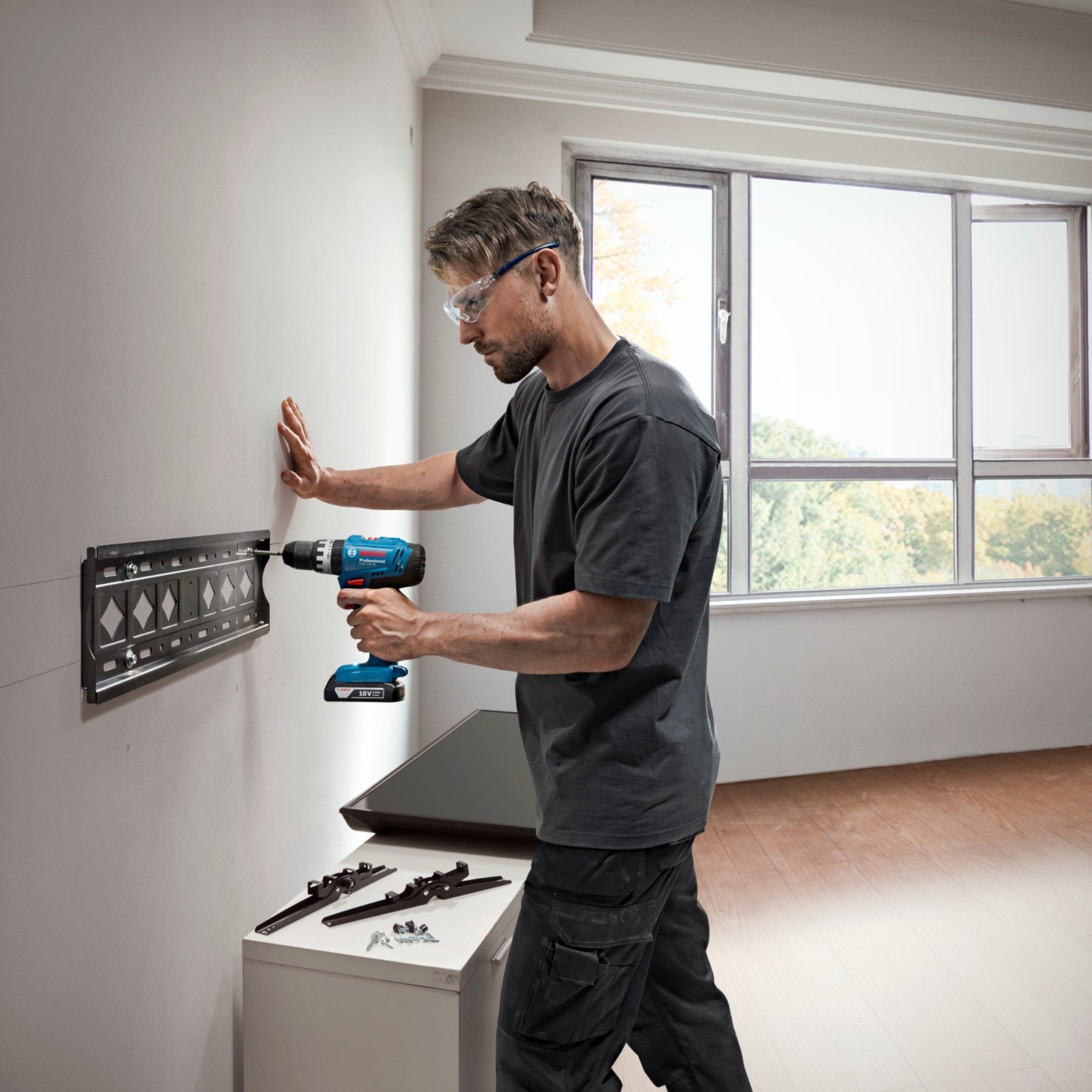 Bosch GSB 18V 25 Professional Akku Schlagbohrschrauber 18 V 56 Nm 1x Akku 4 0 Ah Ladegeraet 4 - toolbrothers