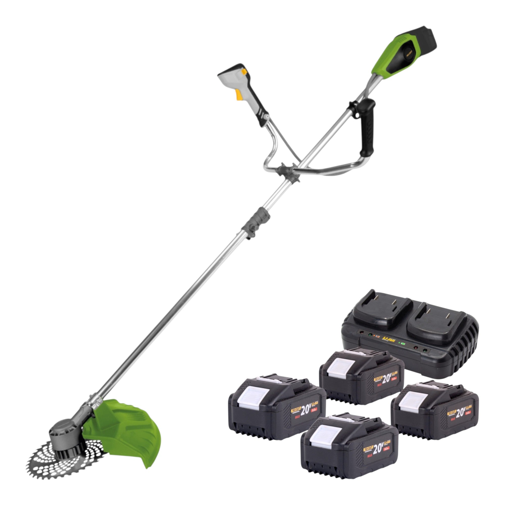 Procraft PTA 41 BB Akku Freischneider 40 V 2x 20 V 420 mm Brushless 4x Akku 8 0 Ah Ladegeraet 0 - toolbrothers