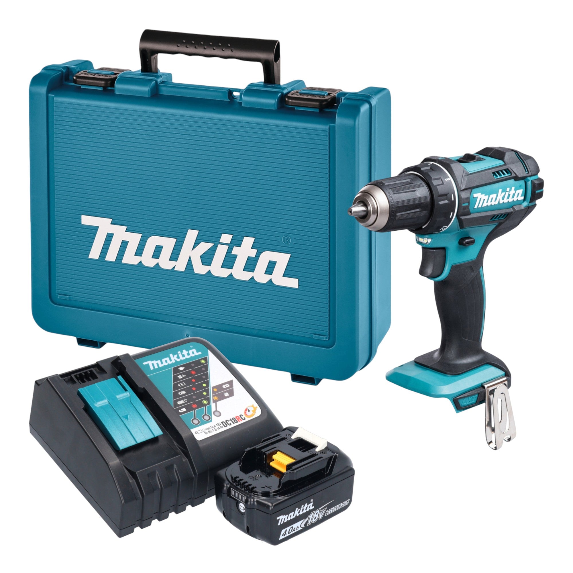 Makita DDF 482 RM1E Akku Bohrschrauber 18 V 62 Nm 1x Akku 4 0 Ah Ladegeraet Koffer 0 - toolbrothers