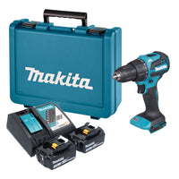 Makita DHP 490 RFE Akku Schlagbohrschrauber 18 V 65 Nm Brushless 2x Akku 3 0 Ah Ladegeraet Koffer 0 - toolbrothers