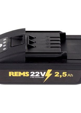 REMS Akku Set Power Pack 21,6V (22V max) mit 2x Akku 2,5Ah + Ladegerät 90W ( 571585 ) - Toolbrothers