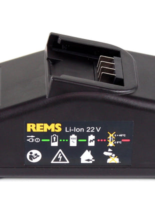 REMS Akku Set Power Pack 21,6V (22V max) mit 2x Akku 2,5Ah + Ladegerät 90W ( 571585 ) - Toolbrothers