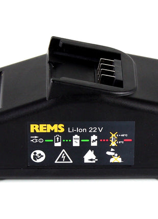 REMS Akku Set Power Pack 21,6V (22V max) mit 2x Akku 5,0Ah + Ladegerät 90W ( 571591 ) - Toolbrothers