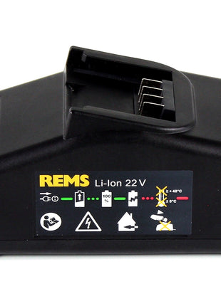 REMS Akku Set Power Pack 21,6V (22V max) mit 2x Akku 9,0Ah + Ladegerät 90W ( 571592 ) - Toolbrothers