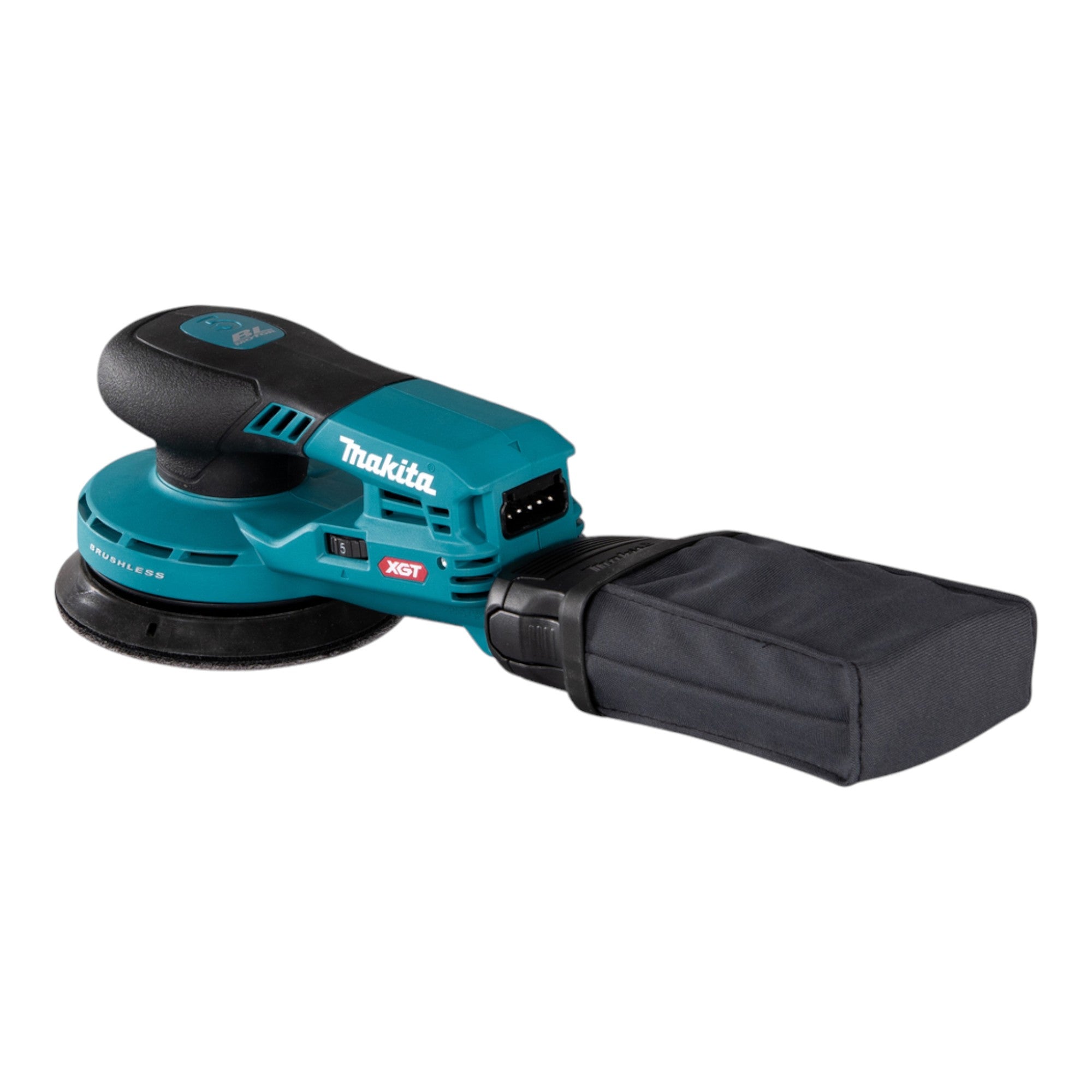 Makita BO 001 CGU1 Akku Exzenterschleifer 40 V max 125 mm 5 0 mm Hub Brushless 1x Akku 4 0 Ah ohne Ladegeraet 2 - toolbrothers